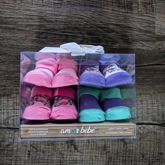 Set of 4 Socks - Girls - Picture 1 of 4